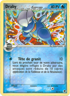 Draby δ ESPÈCES DELTA card