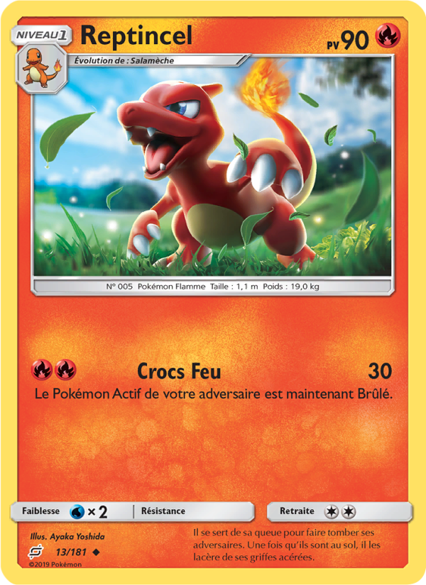 Reptincel card