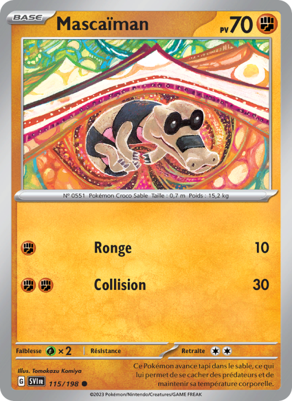 Mascaïman card