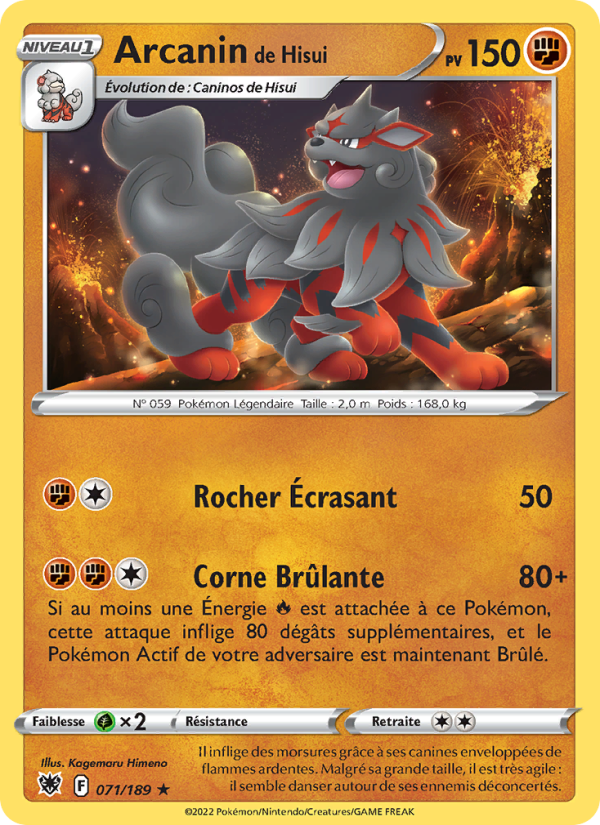 Arcanin de Hisui card