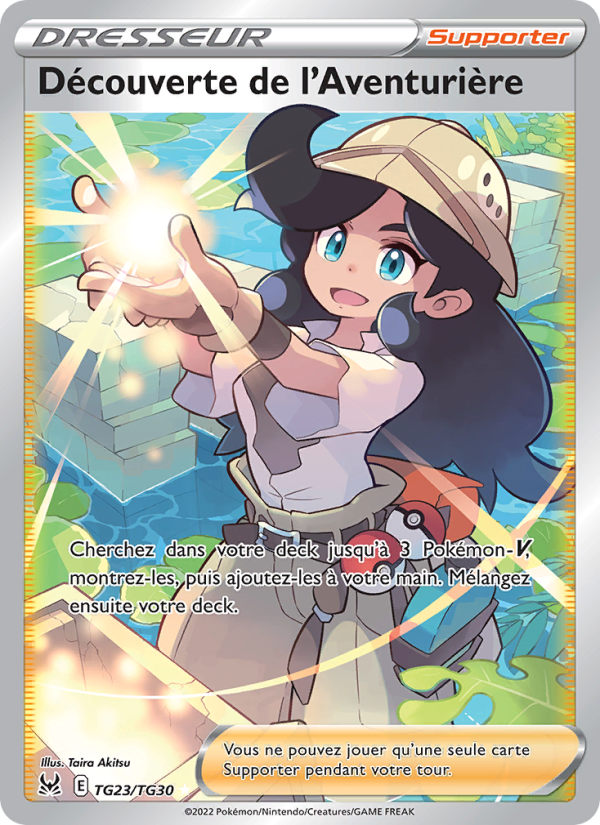 Découverte de l'Aventurière card