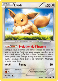 Évoli card